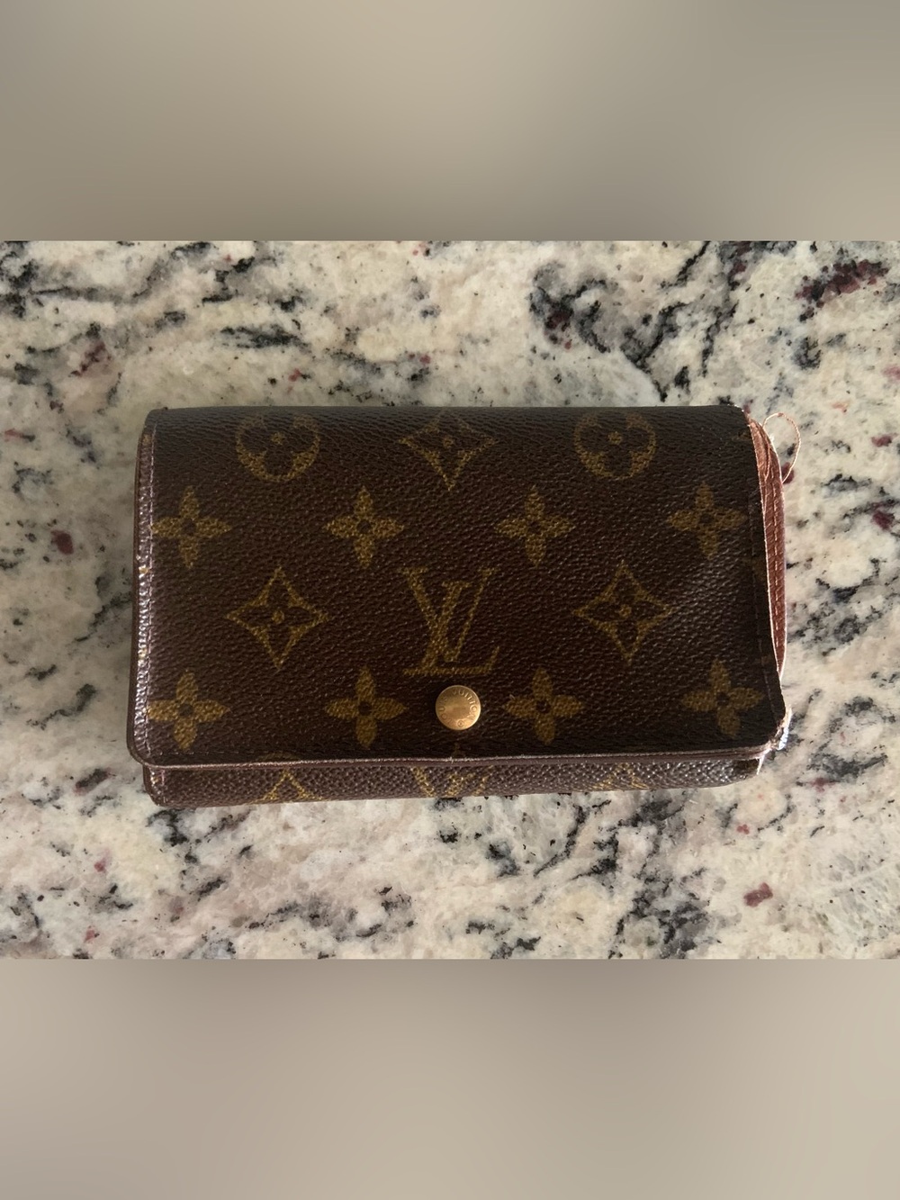 Louis Vuitton Monogram Canvas Compact Snap Wallet